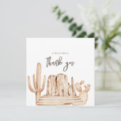 Eerste Rodeo Neutral Southern Cowboy Bedankt (Staand voorkant)