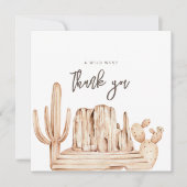 Eerste Rodeo Neutral Southern Cowboy Bedankt (Voorkant)