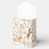 Eerste Rodeo Neutral Southern Cowboy Birthday Favo Bedankdoosjes (Geopend)