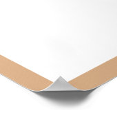 Eerste Rodeo Neutral Southern Cowboy Birthday Poster (Hoek)