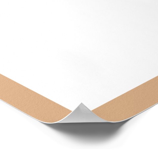 Eerste Rodeo Neutral Southern Cowboy Birthday Poster (Hoek)