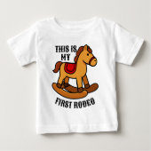 Eerste Rodeo One Birthday Grappig (Voorkant)