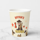 Eerste Rodeo Papieren Bekers (Voorkant)
