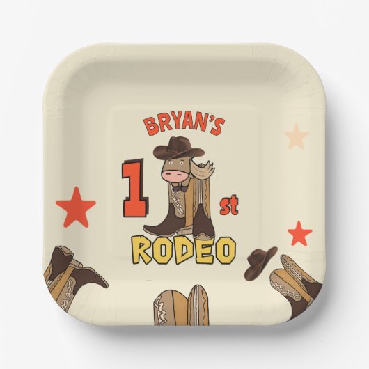 Eerste Rodeo Papieren Bordje (Voorkant)