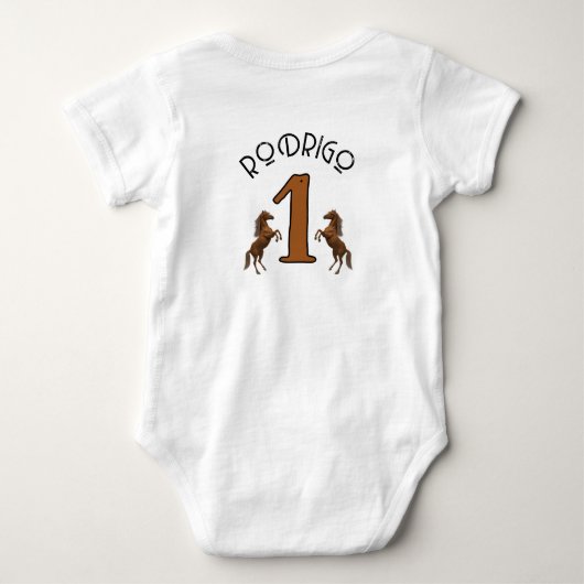 Eerste Rodeo Romper (Achterkant)