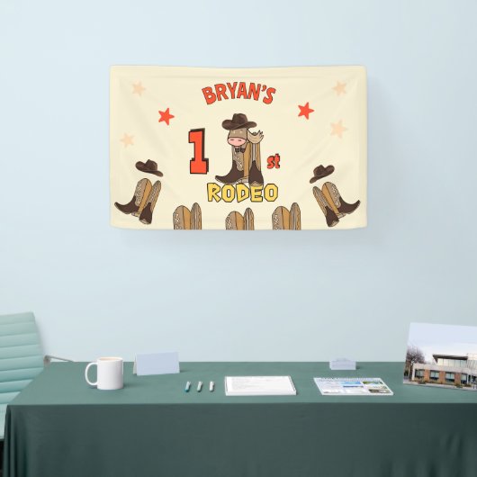Eerste Rodeo Spandoek (Beurs)