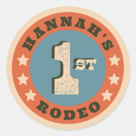 eerste Rodeo Stickers