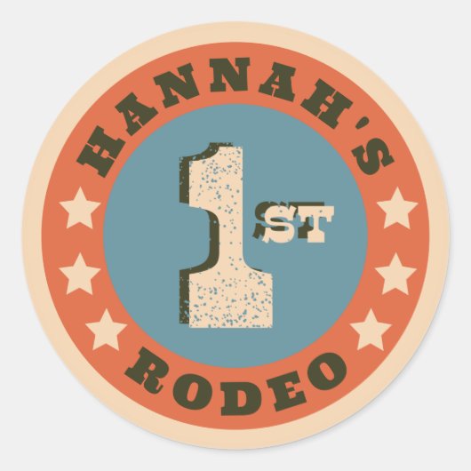  eerste Rodeo Stickers (Voorkant)