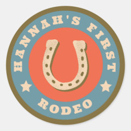 eerste Rodeo Stickers
