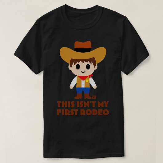 EERSTE RODEO T-SHIRT (Design voorkant)