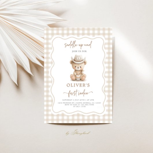 Eerste Rodeo uitnodiging