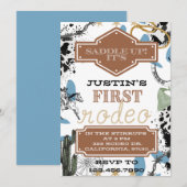 Eerste Rodeo uitnodiging (Voorkant / Achterkant)