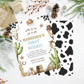 Eerste Rodeo Uitnodiging, Mijn 1e Rodeo Uitnodigin Kaart