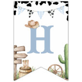 Eerste Rodeo Verjaardag Bunting Banner Decoratie (Tweede vlag)