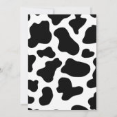 Eerste Rodeo verjaardag, Cowgirl uitnodigen Kaart (Achterkant)