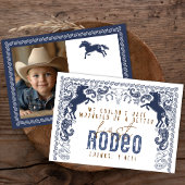 Eerste Rodeo Verjaardag Dank u kaart – Westerne Co