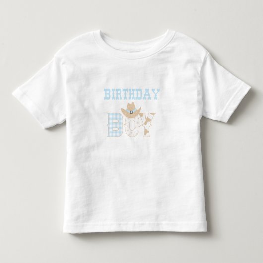 Eerste Rodeo Verjaardag EEN Kinder Shirts (Voorkant)