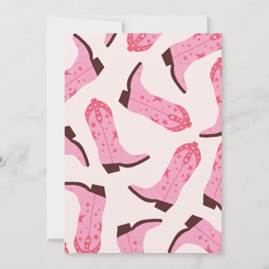 EERSTE RODEO VERJAARDAG KAART (Achterkant)