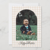 Eerste Rodeo Verjaardag met foto template Feestdagenkaart (Achterkant)