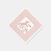 Eerste Rodeo Verjaardag servetten - Westerne Cowbo (Hoek)