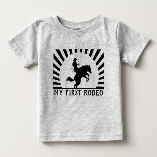 Eerste Rodeo Verjaardag T-shirt (Voorkant)