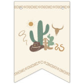 Eerste Rodeo Verjaardagsbanner Vlaggetjes (Eerste vlag)