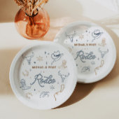 Eerste Rodeo verjaardagsfeestje Papieren Bordje