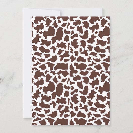 Eerste Rodeo Western 1e Verjaardagsfoto Bedankkaart (Achterkant)