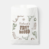 Eerste Rodeo Western Boy 1e Verjaardag Bedankzakje (Voorkant)