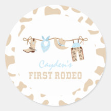 Eerste Rodeo Western Cowboy 1e Verjaardag