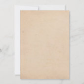 Eerste Rodeo Western Cowboy 1e verjaardagsfeestje Kaart (Achterkant)