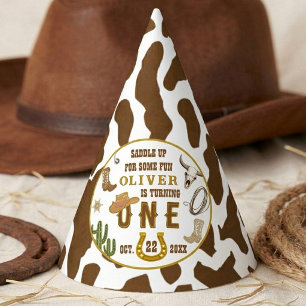 Eerste Rodeo Western Cowboy Boys 1e Verjaardagsfee Feesthoedjes