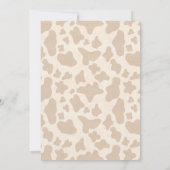 Eerste Rodeo Western Cowboy Paard 1e Verjaardag Kaart (Achterkant)