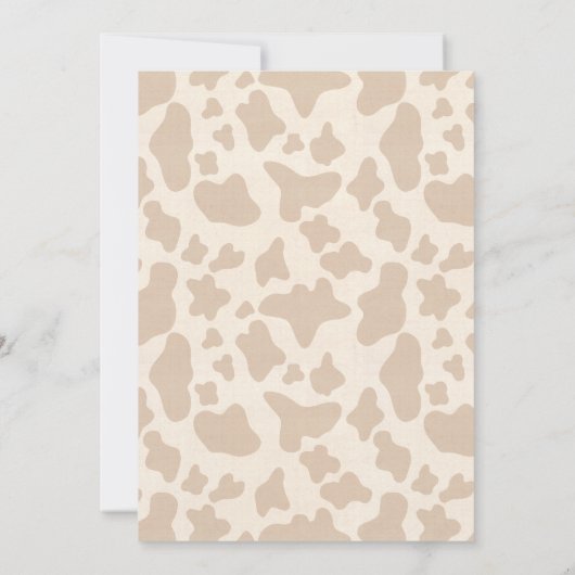 Eerste Rodeo Western Cowboy Paard 1e Verjaardag Kaart (Achterkant)