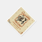 Eerste Rodeo Western Cowboy verjaardagsfeestje Servet (Hoek)