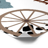 Eerste Rodeo Western Jongen Eerste Verjaardag Welk Poster (Hoek)