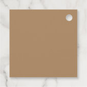 Eerste Rodeo Western Meisje 1e Verjaardag Bedankjes Labels (Achterkant)