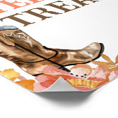 Eerste Rodeo Western Meisje Sweet Treats Teken Poster (Hoek)