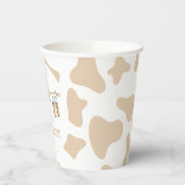 Eerste Rodeo Westerne Cowboy 1e verjaardag Papieren Bekers (Links)