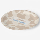 Eerste Rodeo Westerne Cowboy Koe Print Papier Bord (Gekanteld)