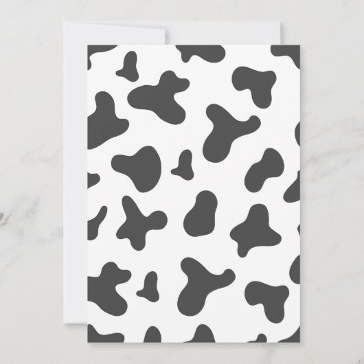 Eerste Rodeo Westerne Cowboy Verjaardagsuitnodigin Kaart (Achterkant)