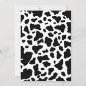 EERSTE RODEO Westerne Cowgirl Verjaardagsuitnodigi Kaart (Achterkant)