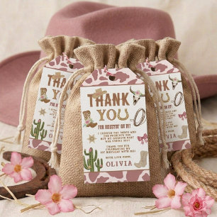 Eerste Rodeo Westerse Cowgirl 1e Verjaardagsfeestj Cadeaulabel