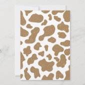 Eerste Rodeo Wild West Blue Cowboy 1e verjaardag Kaart (Achterkant)