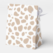 Eerste Rodeo Wild West Boy Beige Eerste Verjaardag Bedankdoosjes (Achterkant)