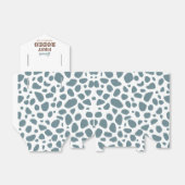 Eerste Rodeo Wild West Boy Blue Eerste Verjaardag Bedankdoosjes (Uitgevouwen)