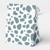 Eerste Rodeo Wild West Boy Blue Eerste Verjaardag Bedankdoosjes (Achterkant)