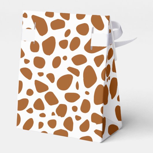 Eerste Rodeo Wild West Boy Eerste Verjaardag Bruin Bedankdoosjes (Achterkant)