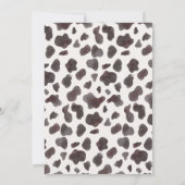 Eerste Rodeo Wild West Cowboy Verjaardag Kaart (Achterkant)