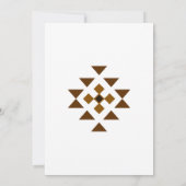 Eerste rodeo-zuidwestelijk cowboypaard kaart (Achterkant)